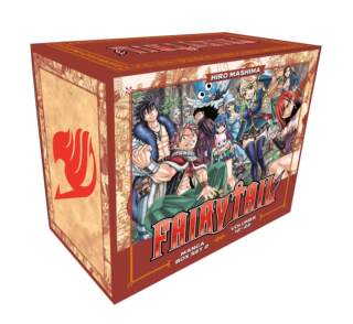 Original english comic fairy tail 12-22 volumes boxed collection edition with sticker fairy tail magical boy hiro mashima comics peripheral genuine imported books