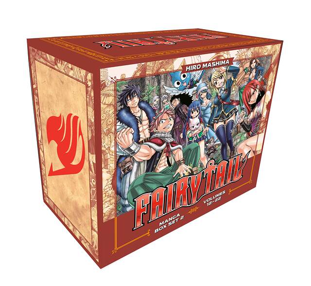 Original English comic Fairy Tail 12-22 volumes boxed collection edition with sticker FAIRY TAIL Magical Boy Hiro Mashima comics peripheral genuine imported books
