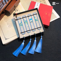 Su Embroidery Pure Handmade Embroidered Suzhou Embroidery Bookmark China Featured Crafts Memorabilia Real Silk Fabrics Abroad Gift