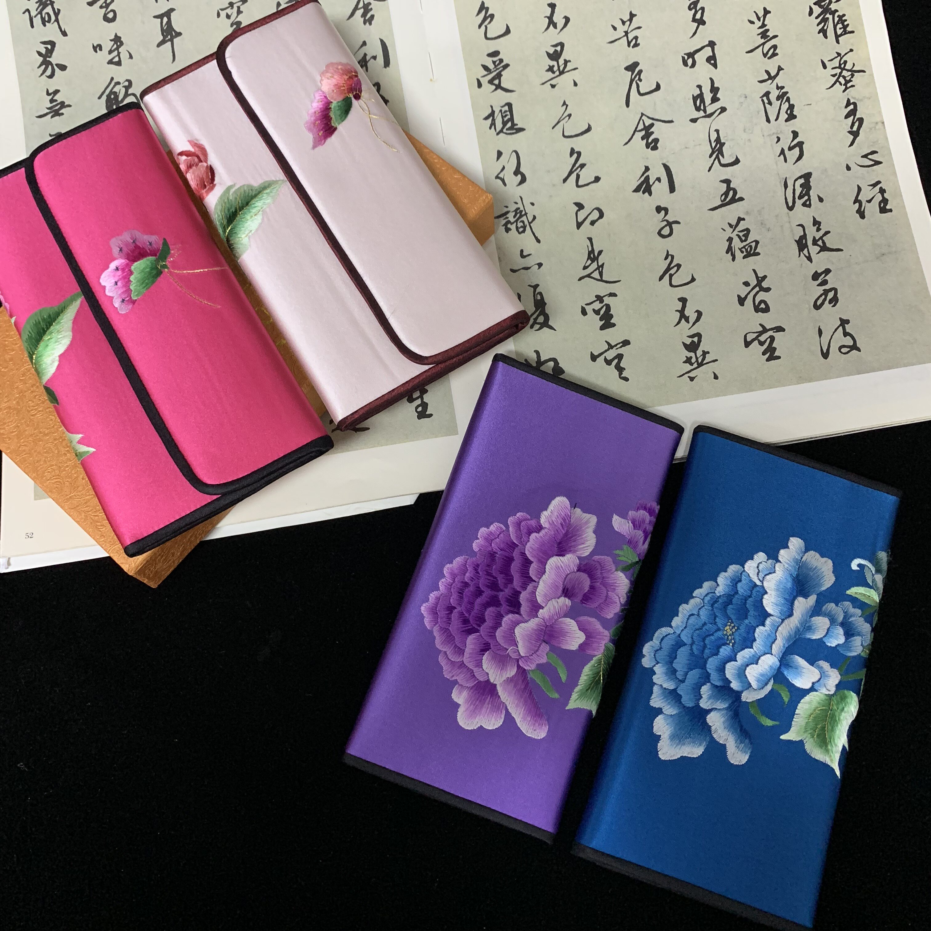 Soda embroidery wallet embroidery fabric Chinese style gifts manual embroidery dinner party wallet bag bag