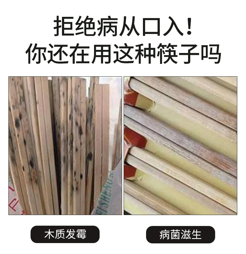 304不锈钢筷子 12生肖款 激光防滑 12双 图5