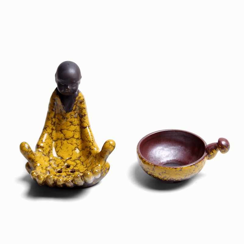 Mingyuan FengTang kung fu tea tea accessories about filtering) variable coarse pottery filter network frame the tea strainer