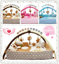 3-12 months baby gym frame toy 0-1 year old baby music fitness device game blanket 100 days full moon gift box