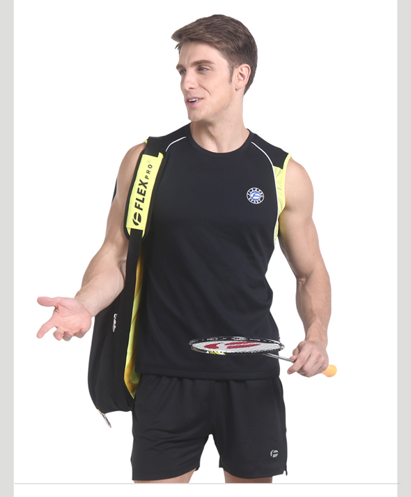 Fores FLEX function hygroscopic perspiration quick dry sports badminton clothes tennis men's blouses not close-fitting