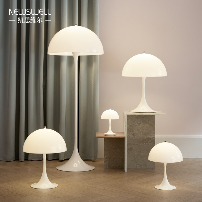 Newell Denmark net red mushroom floor lamp bedroom bedside table lamp designer living room study atmosphere lighting