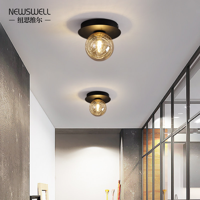 Entrance light ceiling Nordic balcony cloakroom creative entrance hall entry light modern minimalist corridor light walkway light