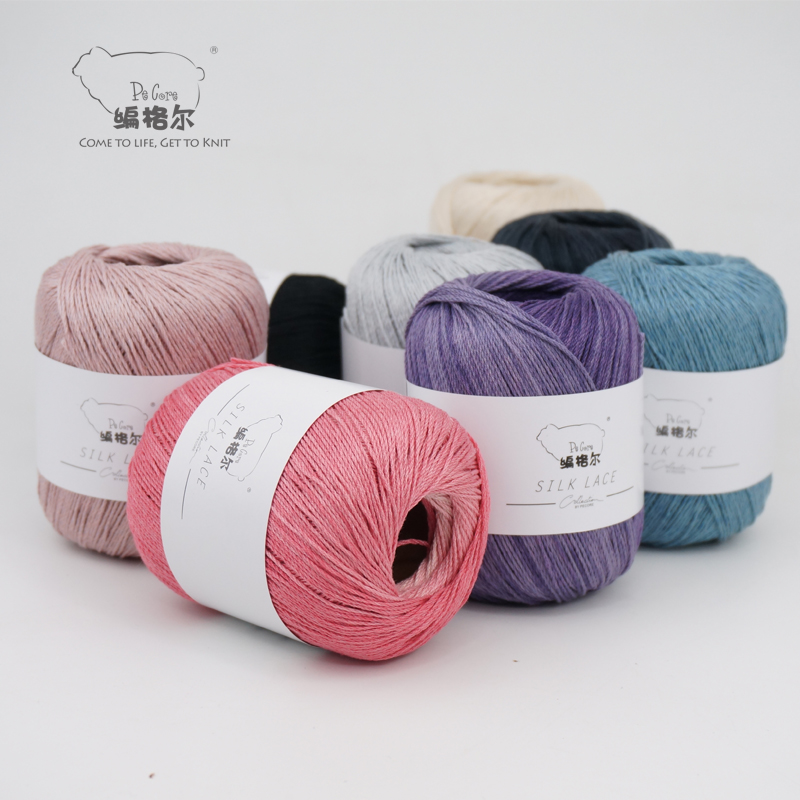 2019 Chonger Screw Spring and summer silk silk lace wire 3# hand knit needle wool