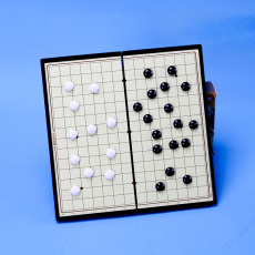 Гомоку 五子棋围棋儿童初学套装学生益智带磁性黑白棋子指磁铁便携式8800