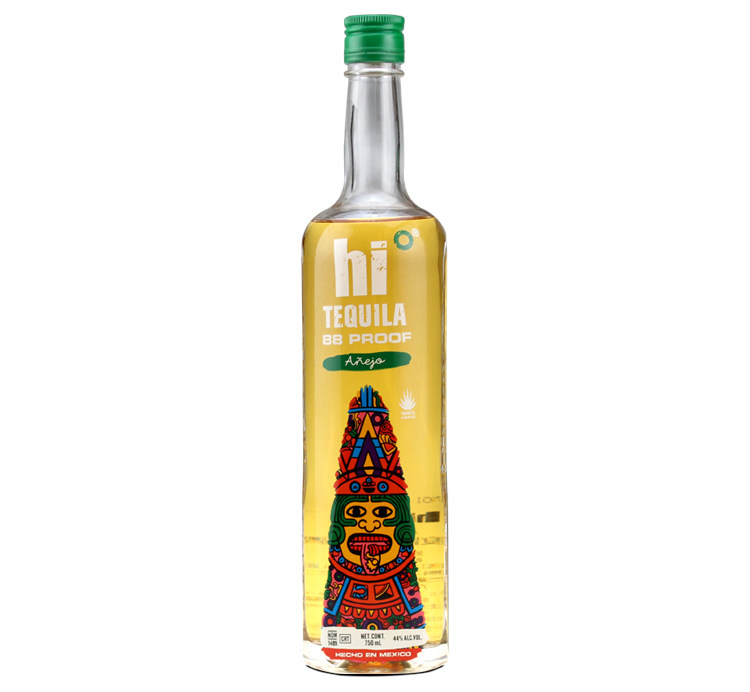 Wine HI TEQUILA Hi-degree aged tequila imported from Mexico 750ml 44%VOL