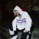 Whoa Hà! Ins siêu áo len trùm đầu nam thương hiệu thủy triều hip hop oversize lỏng lẻo nam và nữ phần mỏng áo