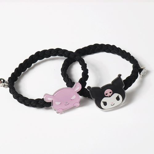 Наклейки с парой Sanlou собрали круги для волос Jade Gou Dog Melati Cricoli Сосака Железного камня любовь, милая резиновая группа