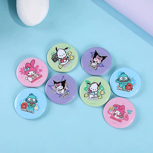 Sanrio, оригинальный значок, мультяшный комплект, брошь