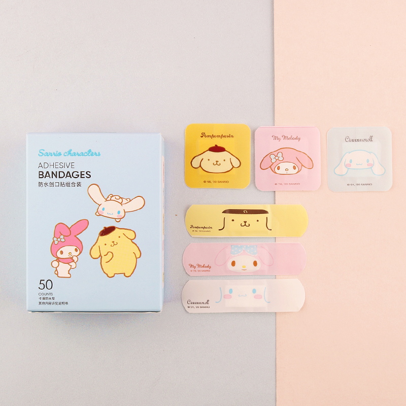 Blueminiso MINISO sanrio  dream classic waterproof Band-aid lovely Adorable Cinnamoroll  ventilation 50 Film packaging