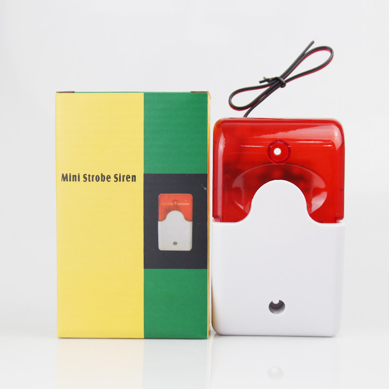 DC DC 12V 9v sound alarm sound horn 103 flash lighting alarm host horn