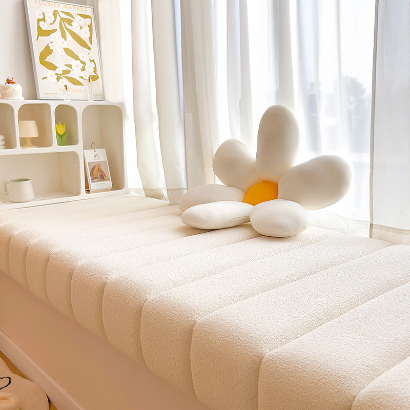 Teddy Suede Removable Washout Window Cushion Window Sill Pad All Season Universal 2023 New Balcony Revamp Mat Custom Advanced-Taobao