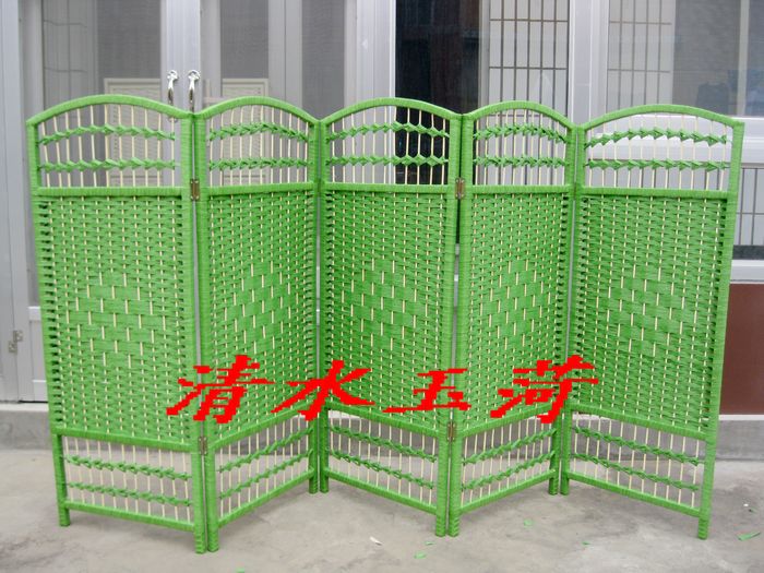 Rơm màn hình nhỏ Mẫu giáo màn hình phân vùng hiên Phân vùng vật nuôi Hàng rào - Màn hình / Cửa sổ khung cửa sổ tròn