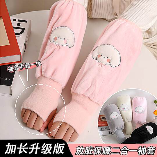 2-in-1 winter warm sleeves and gloves