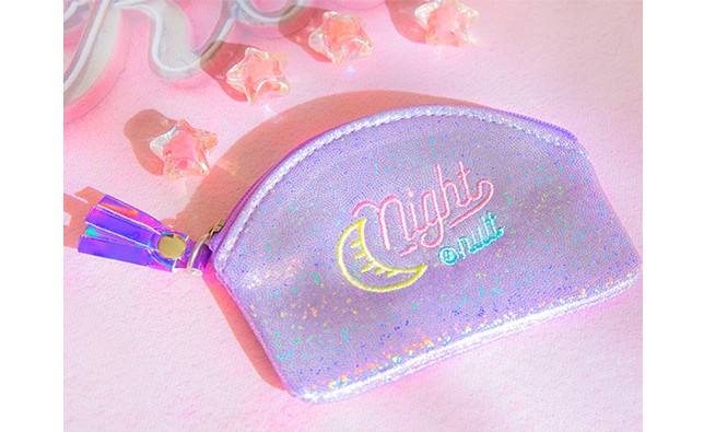 Bentoy sao mini xu ví laser sáng bóng gió cô gái túi tiền tai nghe túi lưu trữ nhỏ ví nữ mini