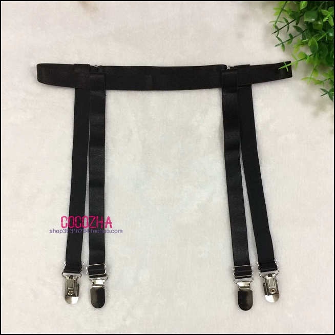 Handmade handmade Châu Âu và Mỹ điều chỉnh kích thước lớn garter bộ vớ non-slip garter garter buckle strap clip dây nịt móc tất