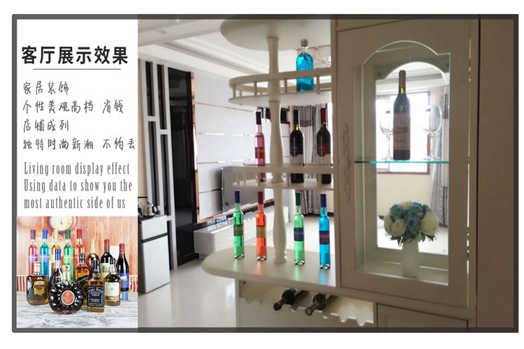 Châu Âu sáng tạo mô phỏng rượu vang thanh bàn trang trí phòng khách hiên trang trí nhà phụ kiện thủ công chai hiển thị TV tủ trang trí nhà cửa