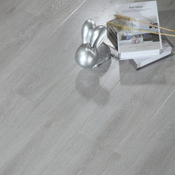 For Home office Waterproof Abrasion Resistant laminate flooring Wooden Diamond matted Non Slip Oak gray Retro