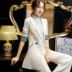 Bộ đồ nữ nhỏ mới 2018 áo khoác mùa xuân và mùa thu phiên bản Hàn Quốc của bộ đồ dài tay thon dài giản dị áo khoác nữ hàn quốc Business Suit