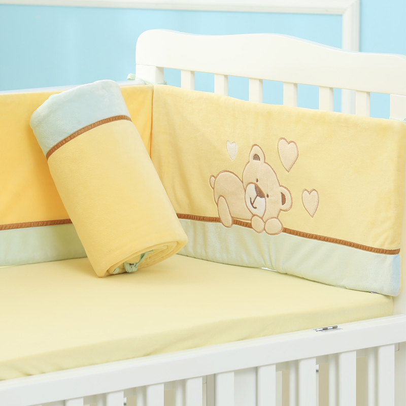 Linbeier baby bedding set Cotton baby bed circumference Newborn baby bedding cotton eight sets