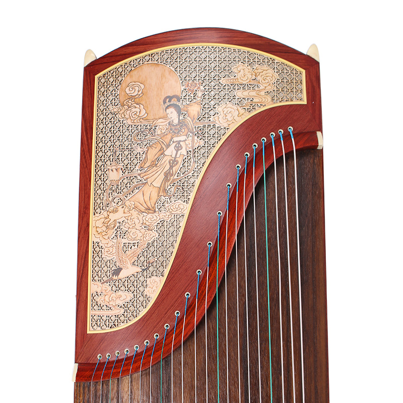 Đôn Hoàng Guzheng 694RR Foyun Zhongshan Redwood Kiểm tra biểu diễn Guzheng Qin Thượng Hải Nhạc cụ Quốc gia Nhà máy số 1 tấu sáo