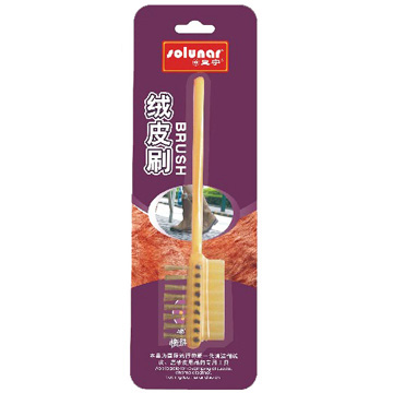 Suede Leather Brush Suede Shoe Brush With Fur Shoes Brushed Shoes Pink Frosted Powder Snowy Boots Clean Dust Removal Linter