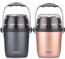 Insulation lunch box Ultra-long insulation multi-layer simple portable one-person office worker Vacuum stainless steel with rice pot portable