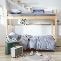 Dormitory Bedding full set of cotton three-piece sheet bedding set Student single bed quilt cover university dormitory
