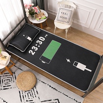 Summer mat ice mat 0 9 meters washable folding mat student dormitory rattan mat single bed soft mat summer