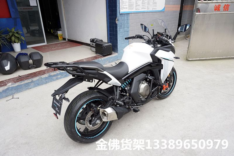 Thích hợp cho gió mùa xuân GT400 đuôi ụ 400GT phía sau kệ đơn khung đuôi cánh GT400 đuôi hộp móc treo - Xe máy Sopiler khung bảo vệ xe nvx