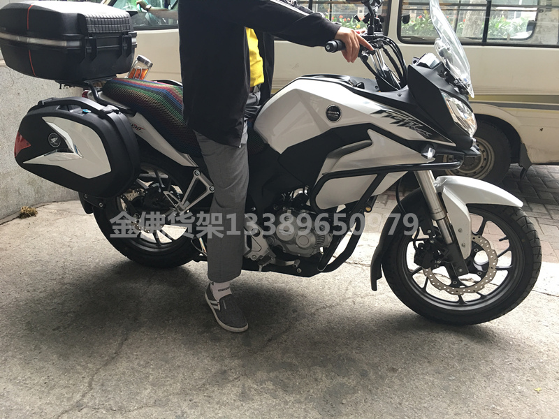 Sundiro Honda CBF190X đại bàng hộp bên SDH175-7 hộp đuôi CB190X đại bàng chiến tranh bên thân cây - Xe gắn máy phía sau hộp hộp đựng đồ cho xe máy