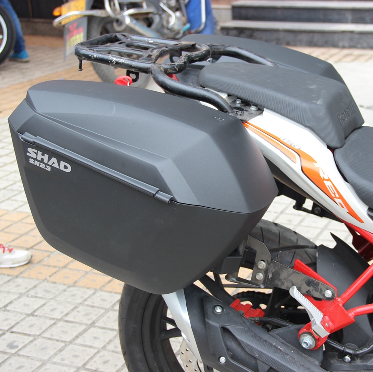 Benelli Huanglong BJ300 Xiade hộp bên đuôi hộp Huanglong 250 300 hộp phía sau hộp phía sau hộp bên hộp - Xe gắn máy phía sau hộp thùng đựng đồ xe winner x