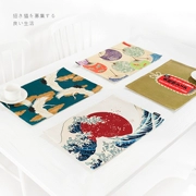 Nhật placemat gió bảng mat Tây pad coaster mat mat cách thảm thảm bàn trà món mat dày - Khăn trải bàn