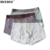Mixmix mens lụa quần lót đá nguyên vẹn mùa đông mỏng mens thở quần phẳng trẻ lớn kích thước bốn-góc quần quần đầu. 