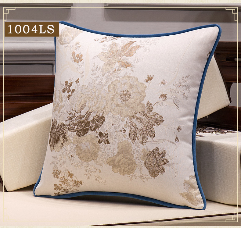 Trung Quốc jacquard gối sofa đệm với lõi 1076 hiện đại tối giản phòng khách nhà gối gối lớn trở lại - Trở lại đệm / Bolsters bộ ngủ văn phòng