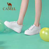 Camel womens shoes 2021 autumn small white shoes female thick soled students casual shoes children Joker Korean version of board shoes women