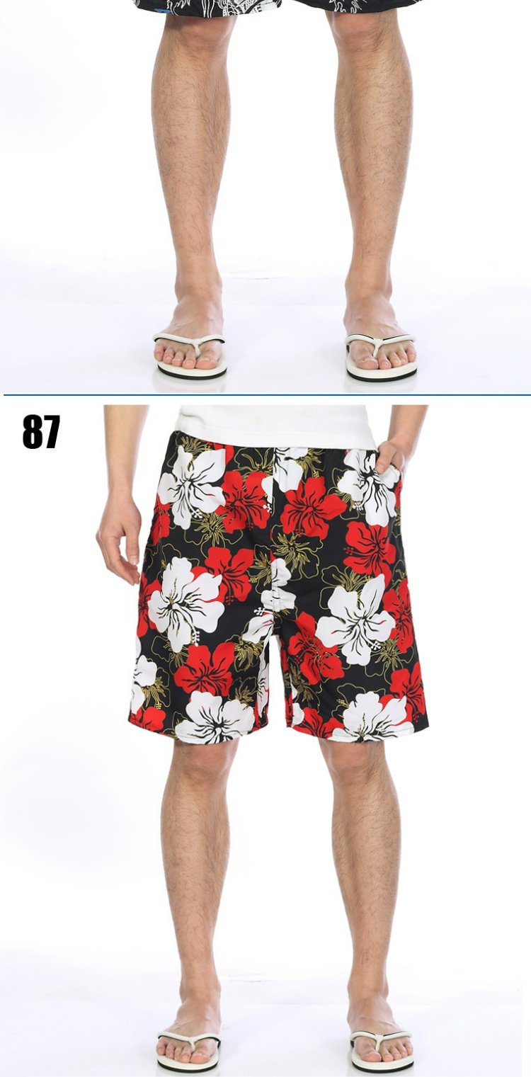 Quần đi biển quần nam nhanh khô quần đi biển quần bơi kỳ nghỉ quần short giản dị quần dài năm quần lớn thủy triều quần nam ống rộng