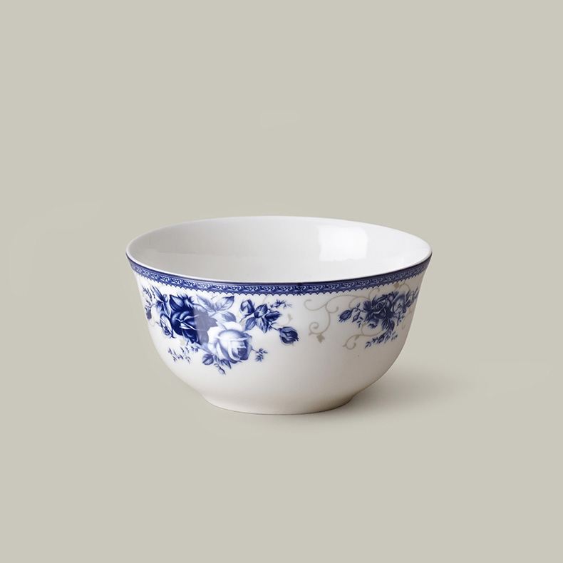 Tableware bowl sets jingdezhen blue and white - glazed in jobs daily ipads porcelain rice bowls 4.5 inch customized bowls