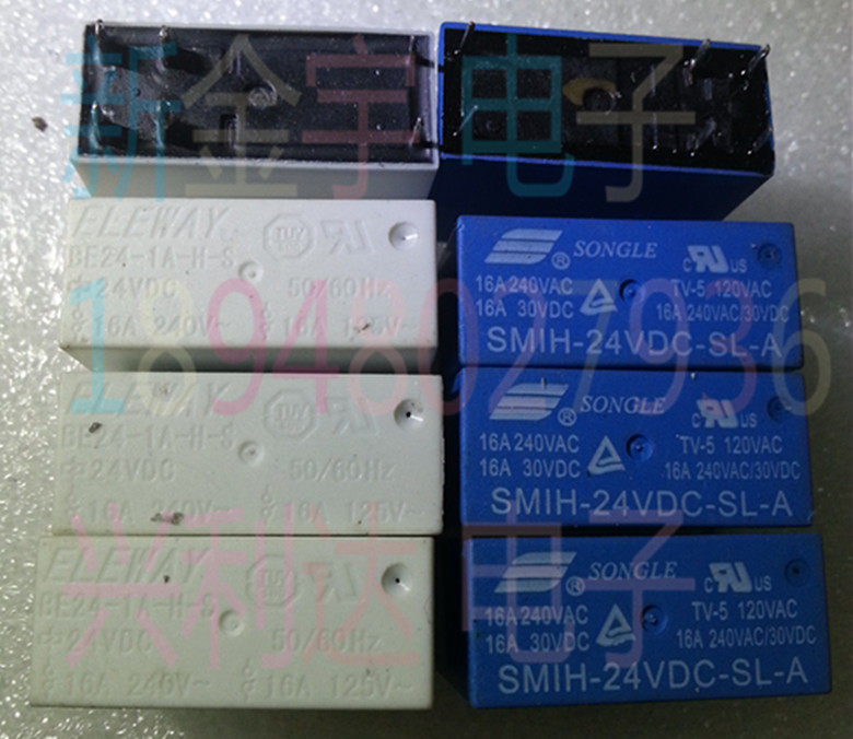 BE24-1A-H-S ELEWAY厂24VDC16A单组常开六脚 立式 现货议价