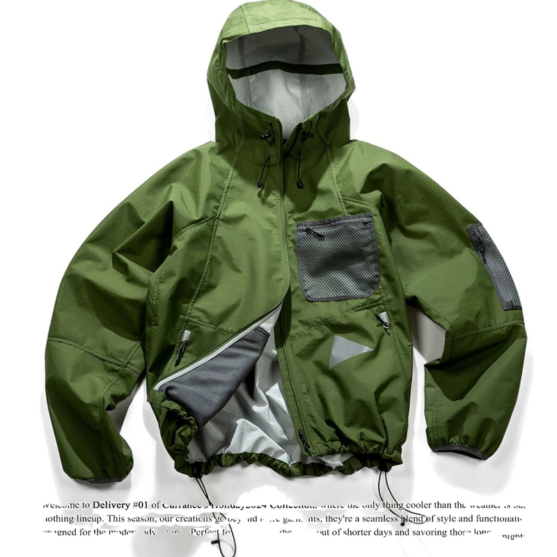 2025 Spring Japanese-Style Mountain Outdoor Casual Functional Waterproof Reflective Jacket Unisex Jacket