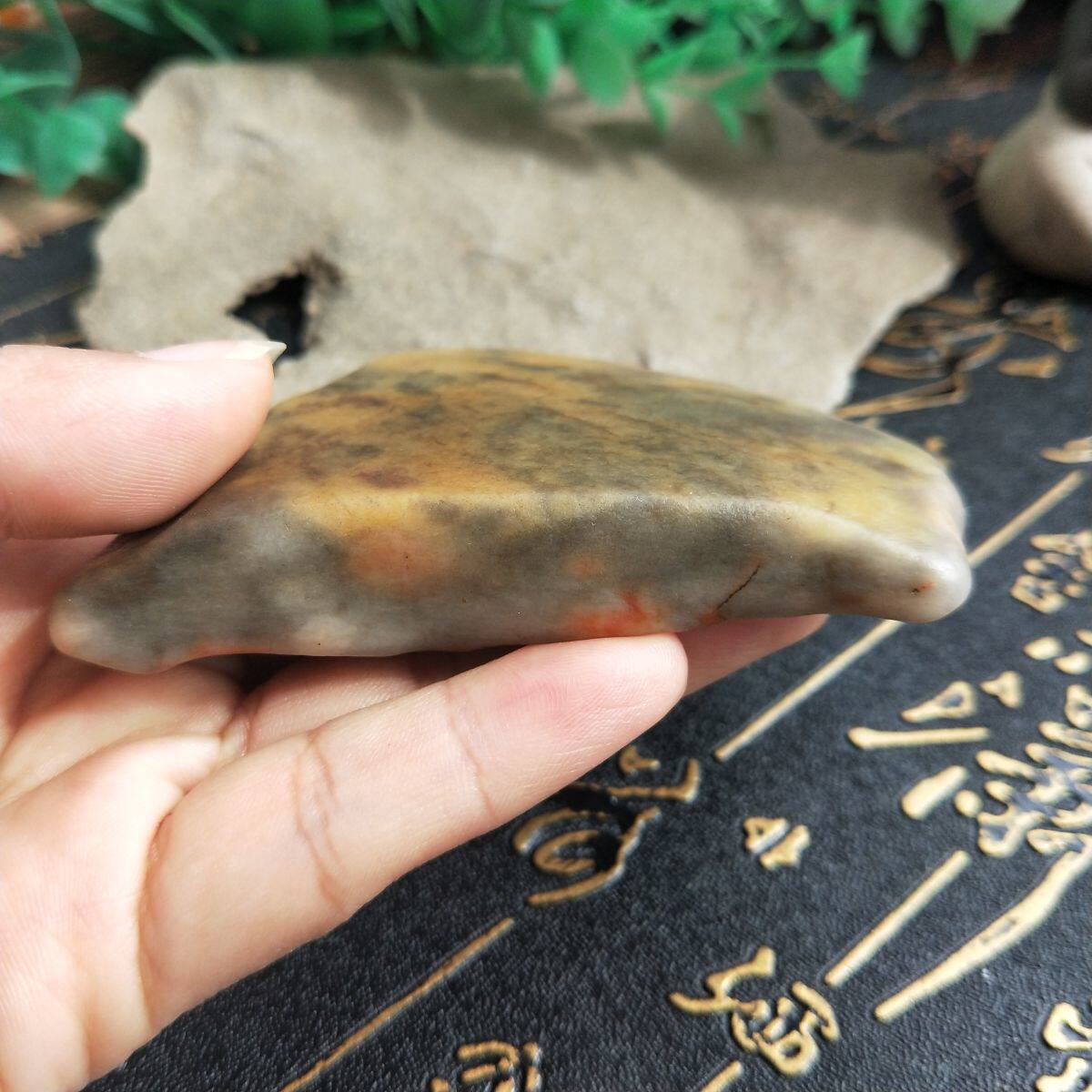 товар из китая 奇石玛瑙玉器玉料乌尔禾金丝玉宝石光新疆戈壁玉彩玉原石正品包邮