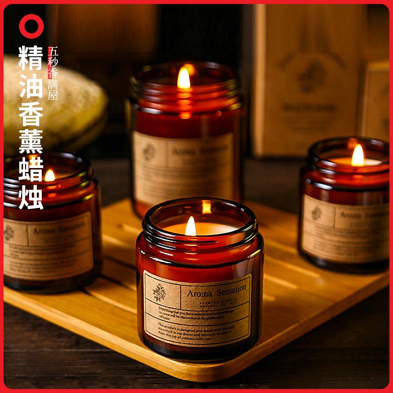 Yi Shi Yuan Aromatherapy Candle Light Wedding Supplies Daquan Home Bedroom Room Home Candle Romantic Fragrance Gift Box