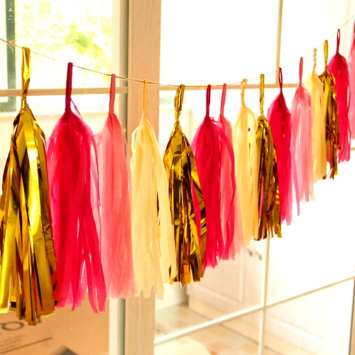 Бумажный поток Sura Flower Декоративная свадебная комната поставки на день рождения детское сад сцены сцены