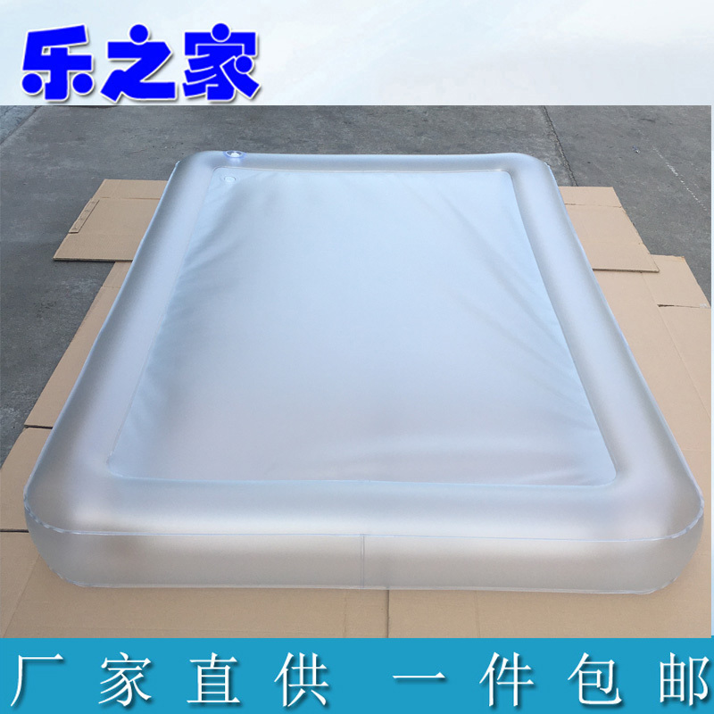 Frosted Transparent Large Wave Water Bed for Adults, Constant Temperature, Single and Double, for Home and Hotel Use, Water Mattress That Keeps You Warm in Winter and Cool in Summer