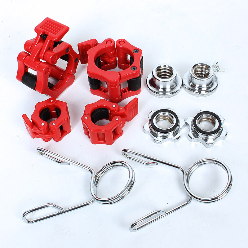 Dumbbell barbell bar safety double safety butterfly wire fixing buckle rubber ring non-slip nut lock buckle buckle circlip bracket