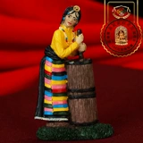 Тибетская красная тибетская характеристика традиционного мастерства Ajia Clank Clack Clack Camellia Camellia Passion Magnetic Patch