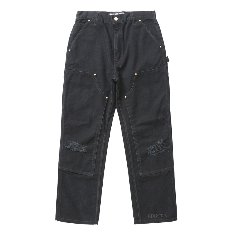 Washed Vintage Carhartt B01 Heavy-Duty Double-Knee Work Pants Autumn/Winter Long Pants